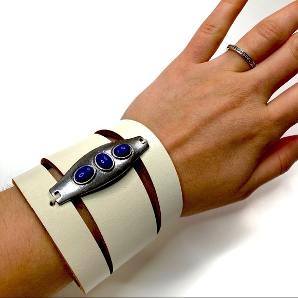 3/$30 Free People | Monza Ivory Statement Cuff Bracelet - Picture 1 of 6